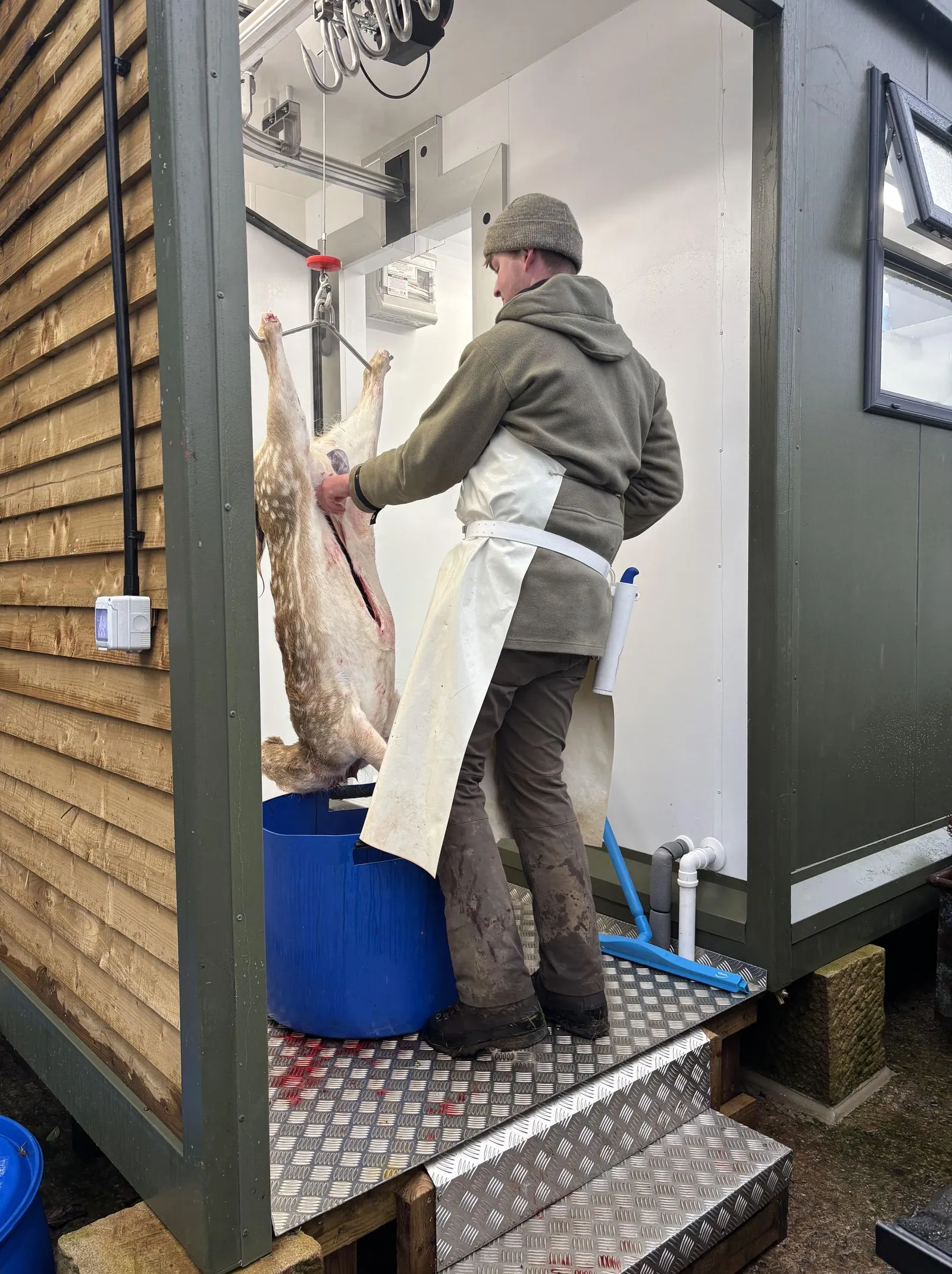 Deer larder used for Yorkshire management training