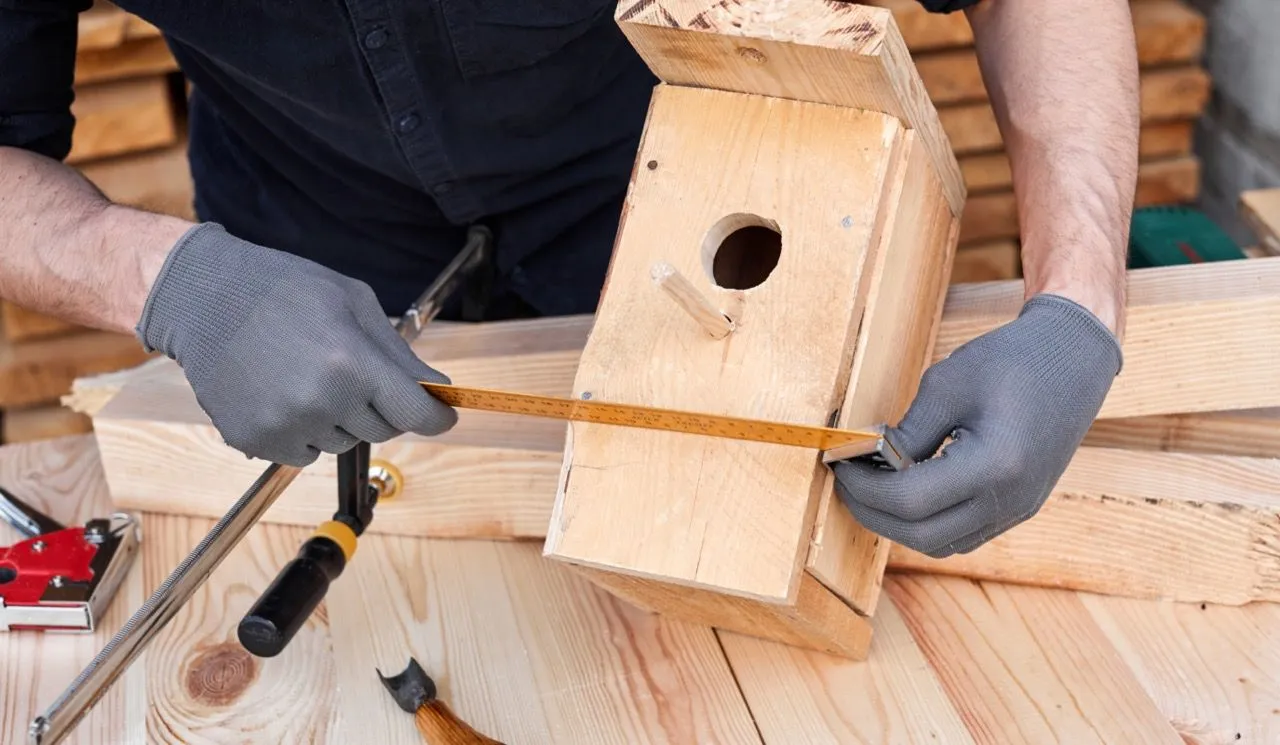 Bawcro specialists constructing bird boxes to support native bird species in Yorkshire